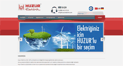 Desktop Screenshot of huzurelektrik.com